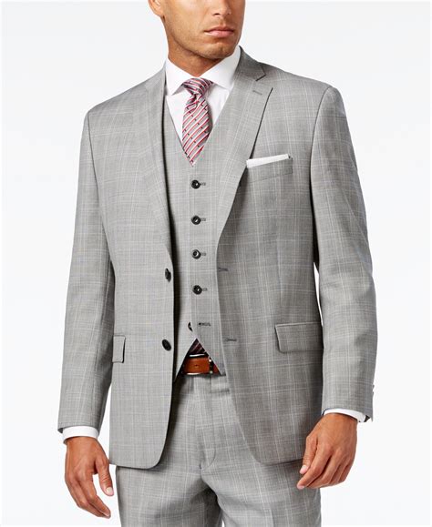 michael kors mens jackets army grey|Michael Kors men's suit jacket.